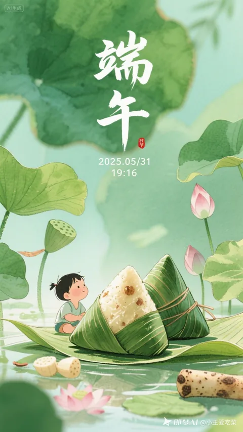 端午主题海报模板示例